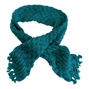 New York & Co. Teal Knit Scarf